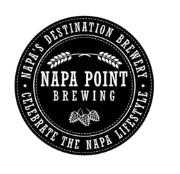 NAPA POINT BREWING NAPA'S DESTINATION BREWERY CELEBRATE THE NAPA LIFESTYLE logo