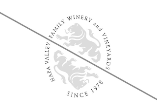 NAPA VALLEY FAMILY WINERY AND VINEYARDS SINCE 1978 logo
