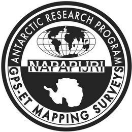 NAPAPIJRI ANTARCTIC RESEARCH PROGRAM GPS-ET MAPPING SURVEYS logo