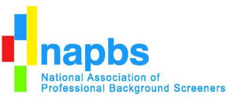 NAPBS NATIONAL ASSOCIATION OF PROFESSIONAL BACKGROUND SCREENERS logo