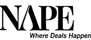 NAPE WHERE DEALS HAPPEN logo