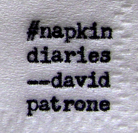 #NAPKIN DIARIES --DAVID PATRONE logo