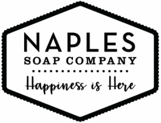 NAPLES SOAP COMPANY HAPPINESS IS HERE logo