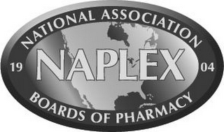 NAPLEX 1904 NATIONAL ASSOCIATION BOARDS OF PHARMACY logo