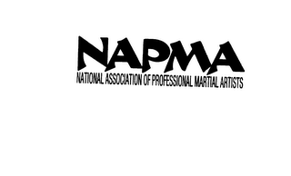 NAPMA NATIONAL ASSOCIATION OF PROFESSIONAL MARTIAL ARTISTS logo