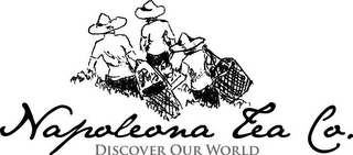 NAPOLEONA TEA CO. DISCOVER OUR WORLD logo