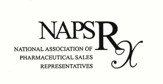 NAPSRX NATIONAL ASSOCIATION OF PHARMACEUTICAL SALES REPRESENTATIVES logo