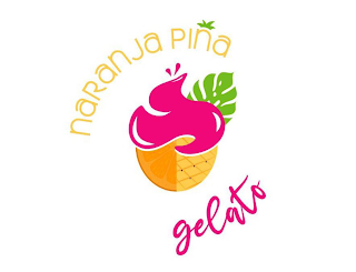 NARANJA PINA GELATO logo
