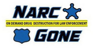 NARC GONE ON DEMAND DRUG DESTRUCTION FOR LAW ENFORCEMENT logo