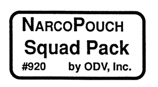 NARCOPOUCH SQUAD PACK #920 BY ODV, INC. logo