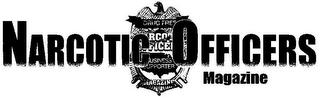NARCOTIC OFFICERS MAGAZINE DRUG FREE NARCOTIC OFFICER BUSINESS SUPPORTER MAGAZINE logo