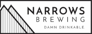 NARROWS BREWING DAMN DRINKABLE logo