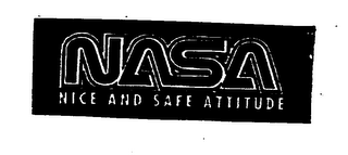 NASA NICE AND SAFE ATTITUDE logo