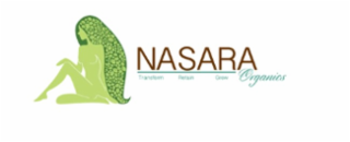 NASARA ORGANICS TRANSFORM RETAIN GROW logo