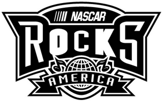 NASCAR ROCKS AMERICA logo
