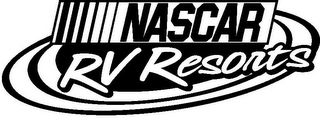 NASCAR RV RESORTS logo