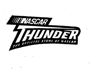 NASCAR THUNDER THE OFFICIAL STORE OF NASCAR logo
