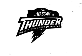 NASCAR THUNDER THE OFFICIAL STORE OF NASCAR logo