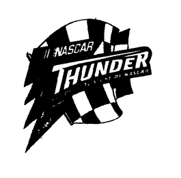 NASCAR THUNDER THE OFFICIAL STORE OF NASCAR logo