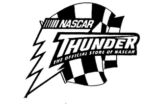 NASCAR THUNDER THE OFFICIAL STORE OF NASCAR logo