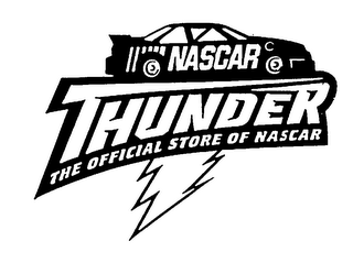 NASCAR THUNDER THE OFFICIAL STORE OF NASCAR logo