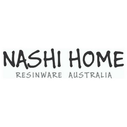 NASHI HOME RESINWARE AUSTRALIA logo