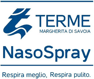 NASOSPRAY TERME MARGHERITA DI SAVOIA RESPIRA MEGLIO, RESPIRA PULITO. logo
