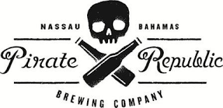 NASSAU BAHAMAS PIRATE REPUBLIC BREWING COMPANY logo