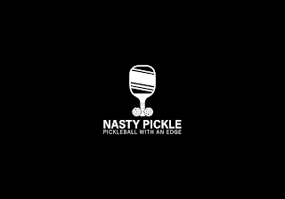 NASTY PICKLE PICKLEBALL WITH AN EDGE logo