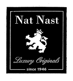 NAT NAST LUXURY ORIGINALS SINCE 1946 logo