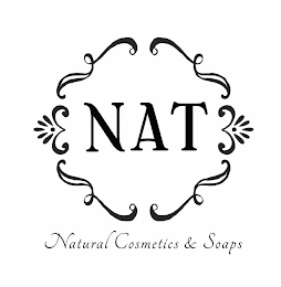 NAT NATURAL COSMETICS & SOAPS logo