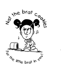 NAT THE BRAT COOKIES FOR THE LITTLE BRAT IN YOU! logo