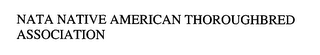 NATA NATIVE AMERICAN THOROUGHBRED ASSOCIATION logo