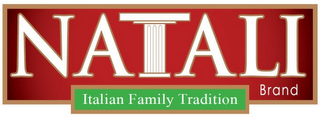 NATALI BRAND ITALIAN FAMILY TRADITION logo