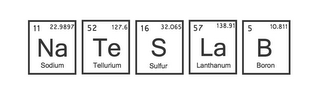 NATESLAB - SODIUM TELLURIUM SULFUR LANTHANUM BORON 11 22.9897 52 127.6 16 32.065 57 138.91 5 10.811 logo