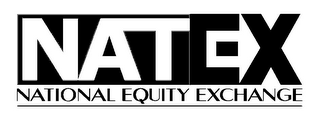 NATEX NATIONAL EQUITY EXCHANGE logo