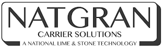 NATGRAN CARRIER SOLUTIONS A NATIONAL LIME & STONE TECHNOLOGY logo