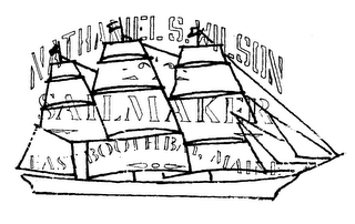 NATHANIEL S. WILSON SAILMAKER EAST BOOTHBAY MAINE logo