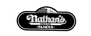 NATHAN'S FAMOUS SINCE 1916 logo