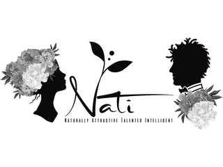 NATI NATURALLY ATTRACTIVE TALENTED INTELLIGENT logo