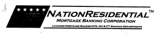 NATION RESIDENTIALT MORTGAGE BANKING CORPORATION LICENSED MORTGAGE BANKER NYS, NH & CT BANKING DEPARTMENTS logo