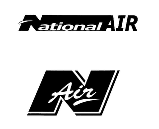 NATIONAL AIR N AIR logo