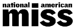 NATIONAL AMERICAN MISS logo