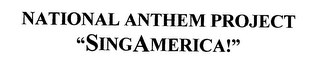 NATIONAL ANTHEM PROJECT "SINGAMERICA!" logo