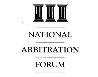 NATIONAL ARBITRATION FORUM logo