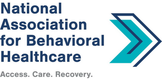 NATIONAL ASSOCIATION FOR BEHAVIORAL HEALTHCARE ACCESS. CARE. RECOVERY. logo