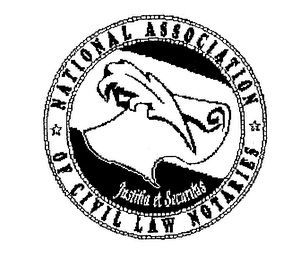 NATIONAL ASSOCIATION OF CIVIL LAW NOTARIES JUSTITIA ET SECURITAS logo