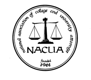 NATIONAL ASSOCIATION OF COLLEGE AND UNIVERSITY ATTORNEYS NACUA FOUNDED 1961 logo