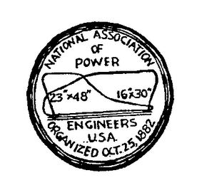 NATIONAL ASSOCIATION OF POWER ENGINEERS USA ORGANIZED OCT 25 1882 logo