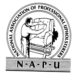 NATIONAL ASSOCIATION OF PROFESSIONAL UPHOLSTERERS N-A-P-U logo
